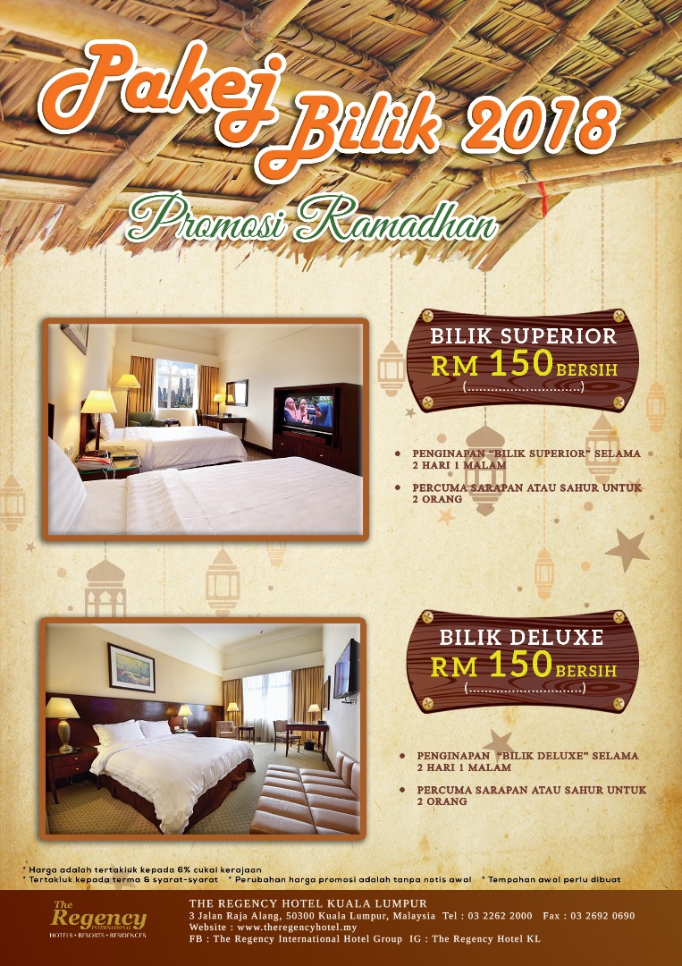 Ramadhan Room Promo KL u2013 The Regency Hotel